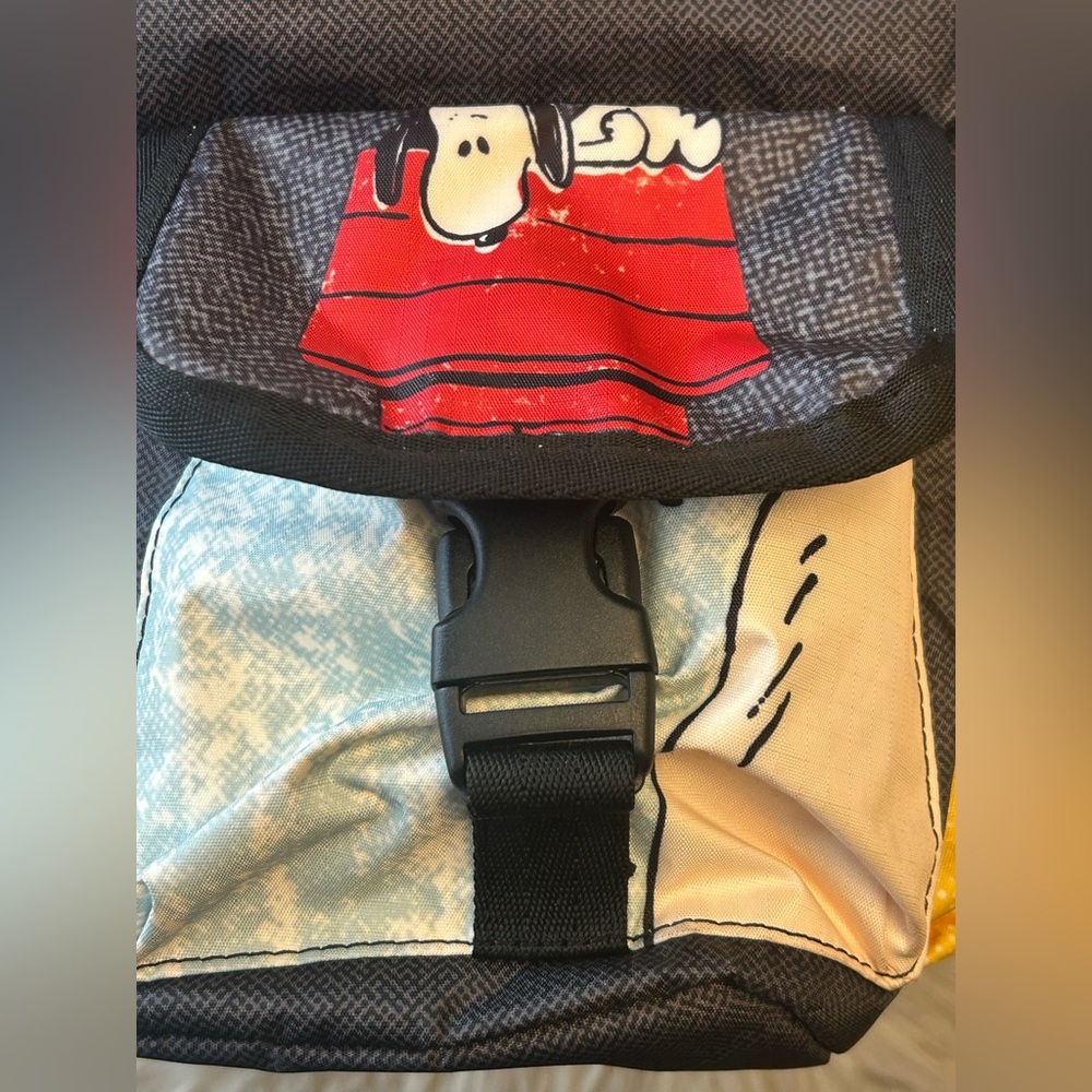 Snoopy Multi-Color Graphic Canvas Backpack - Picture 8 of 16